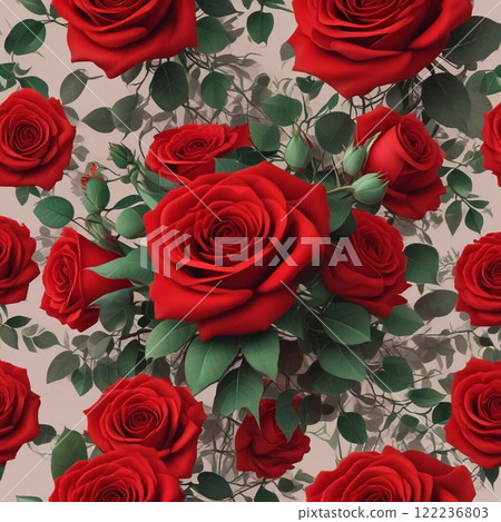 玫瑰背景圖案 玫瑰背景圖案 122236803