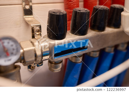 Pressure Gauge and Fire Safety Equipment Used in an Industrial Setting for Optimal Monitoring Pressure Gauge and Fire Safety Equipment Used in an Industrial Setting for Optimal Monitoring 122236997