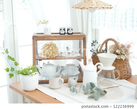 天然的室內裝飾桌子雜貨 122236999