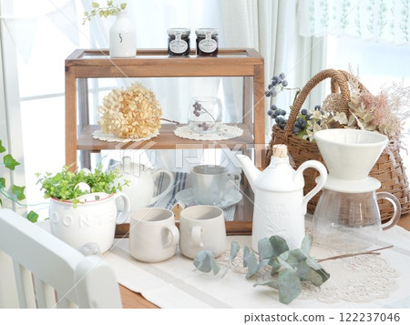 Natural interior table miscellaneous goods 122237046