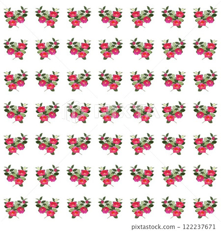 山茶花壁紙插畫 122237671