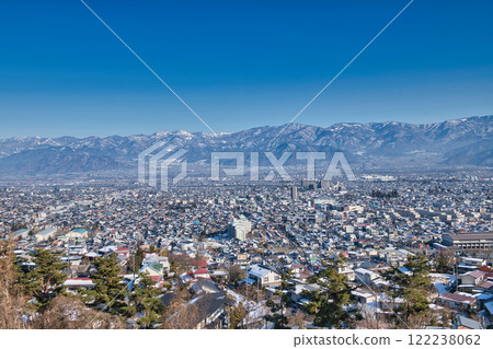 冬天的善光寺平 122238062