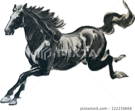 Running horses 122238668