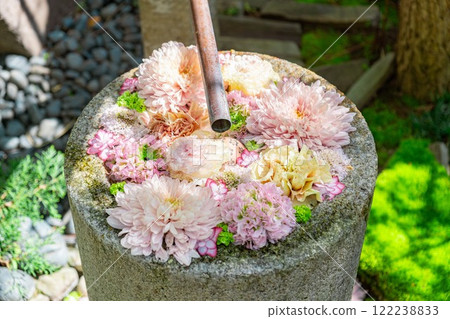 行田市行田八幡神社花護手水 122238833