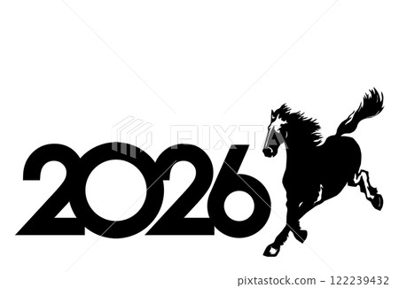 2026年新年賀卡 2026年新年賀卡 122239432