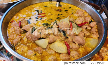 Thai Fish Balls in Curry Sauce Thai Fish Balls in Curry Sauce 122239505