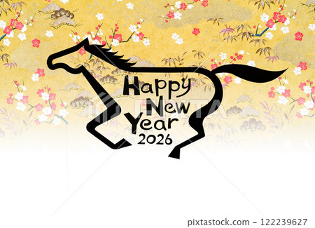 2026年新年賀卡 2026年新年賀卡 122239627