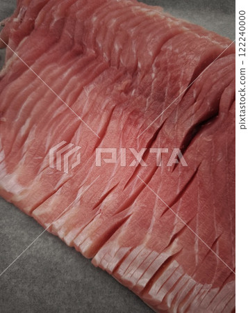 Fresh Sliced carp fillet prepared for christmas dinner in prague 122240000