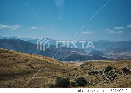 a desert and mountains among Armenia 122240841