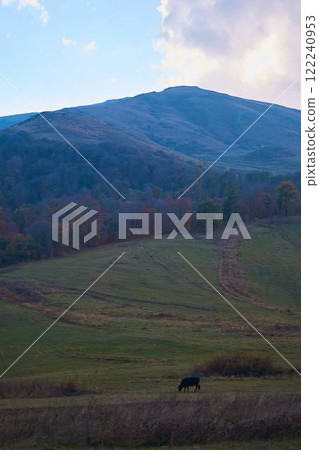 a view of autumn Armenian mountains covered with forest a view of autumn Armenian mountains covered with forest 122240953