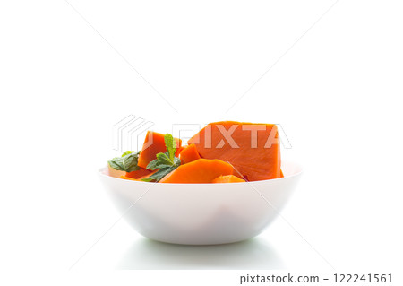 Orange pumpkin for healthy eating 122241561