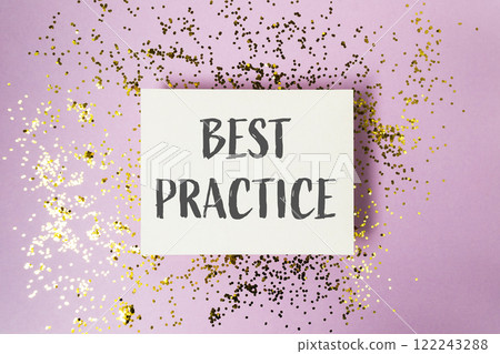 White sign with the word Best Practice written on it White sign with the word Best Practice written on it 122243288