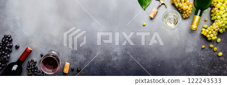 Glasses with wine Glasses with wine 122243533