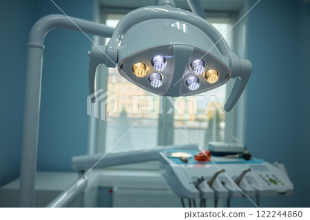 An Advanced Dental Chair Light designed for use in a Modern Clinic to enhance patient care 122244860