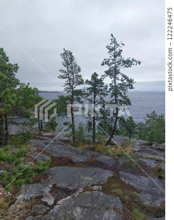 Lake Ladoga is a lake in the Republic of Karelia and Leningrad Oblast, the largest freshwater lake in Europe and the second largest lake in Russia after Lake Baikal. 122246475