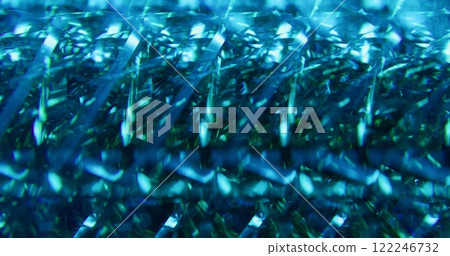 Blur glow. Radiance brilliant. Blue sparkling gleaming lens flare blinking flickers on abstract art bokeh light blurred background. Blur glow. Radiance brilliant. Blue sparkling gleaming lens flare blinking flickers on abstract art bokeh light blurred background. 122246732