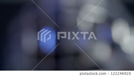 Bokeh light pulsation. Series highlight. Mix glimmer effect dark background trembling flashes. Atmospheric color flare glow glisten spot. 122246928