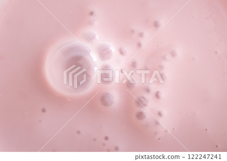 Pink Liquid Background with Bubbles Pink Liquid Background with Bubbles 122247241