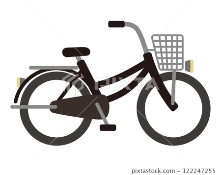 簡單的自行車向量圖 122247255