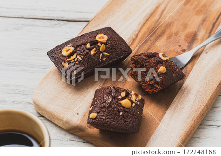 Delicious looking brownies 122248168