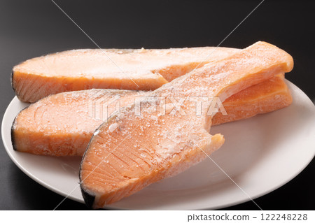 [Frozen] Coho salmon fillets 122248228