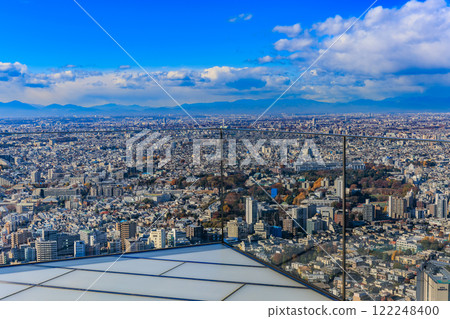從東京都澀谷區澀谷 Scramble 廣場的展望設施 SHIBUYA SKY 眺望 從東京都澀谷區澀谷 Scramble 廣場的展望設施 SHIBUYA SKY 眺望 122248400
