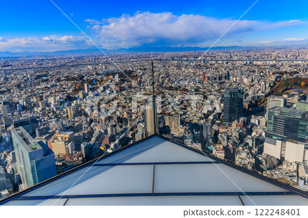 從東京都澀谷區澀谷 Scramble 廣場的展望設施 SHIBUYA SKY 眺望 122248401