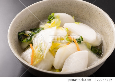 Lightly pickled Chinese cabbage with turnip Lightly pickled Chinese cabbage with turnip 122248746