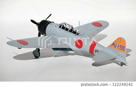 零式戰鬥機21型，1/72比例模型，焦點移動攝影 122249242