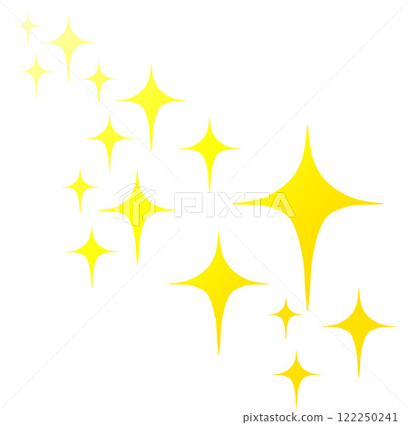 Gradient sparkles flowing from left to right 122250241