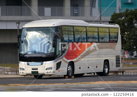 Large sightseeing bus Large sightseeing bus 122250418
