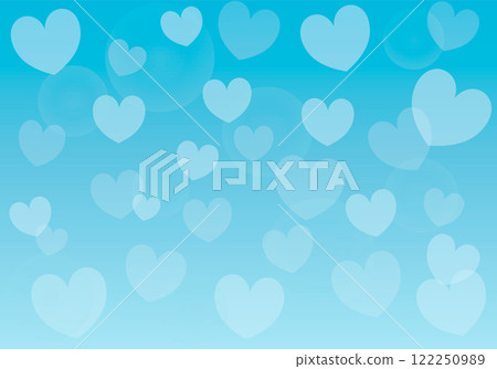 Blue heart background 122250989