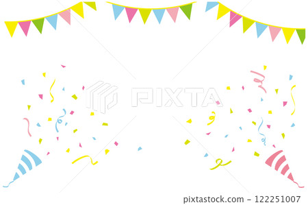 聚會背景插畫框架 122251007