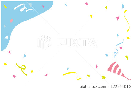 聚會背景插畫框架 122251010