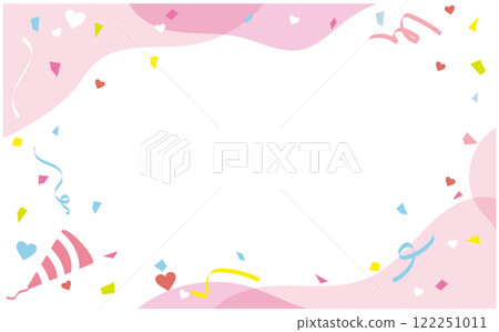 Party background illustration frame Party background illustration frame 122251011