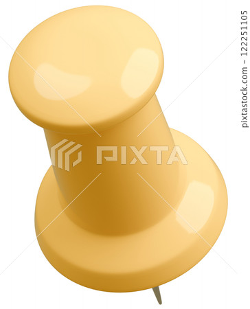 3D背景材質_thumbtack_yellow 3D背景材質_thumbtack_yellow 122251105