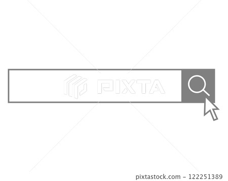 搜尋視窗和滑鼠指標圖標 122251389