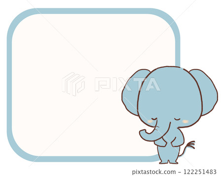 鞠躬大象框架 122251483