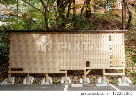 神社寺廟的捐款者銘牌 122251865