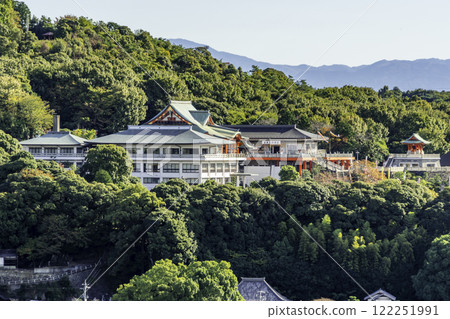 View of Naritasan Nagoya Betsuin Daishoji Temple from Inuyama Castle, Inuyama City, Aichi Prefecture View of Naritasan Nagoya Betsuin Daishoji Temple from Inuyama Castle, Inuyama City, Aichi Prefecture 122251991