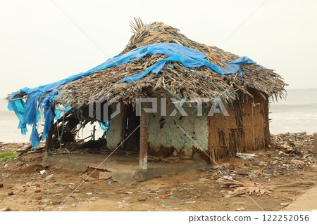 Fishermen Hut in a beach Fishermen Hut in a beach 122252056
