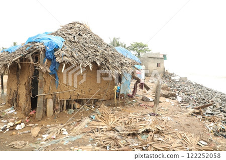 Fishermen Hut in a beach Fishermen Hut in a beach 122252058