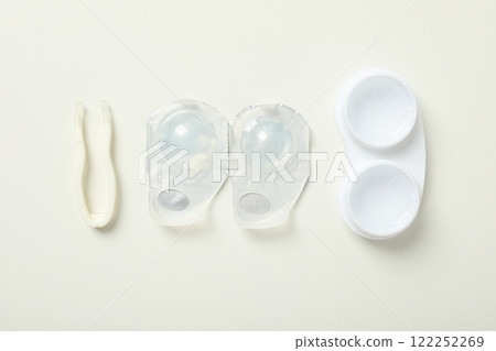 Contact lenses for eyes with a container for their storage Contact lenses for eyes with a container for their storage 122252269