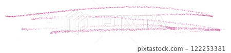 Pink pencil strokes isolated on white background. Pink pencil strokes isolated on white background. 122253381