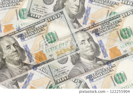 US dollar banknotes money, finance investment business. 122255904