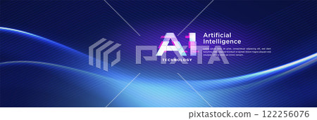 The concept of AI artificial intelligence technology background The concept of AI artificial intelligence technology background 122256076