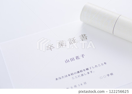 Graduation certificate 122256625