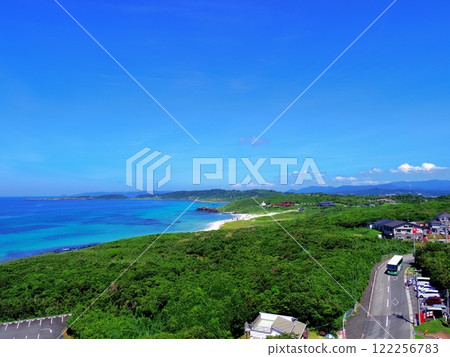 Spectacular view from Tsunoshima Lighthouse (Shimonoseki City, Yamaguchi Prefecture) 122256783