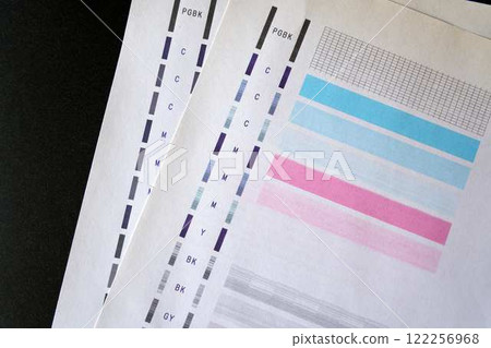 Print result from a clogged printer 122256968