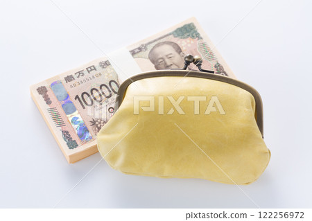 Purse and money Purse and money 122256972